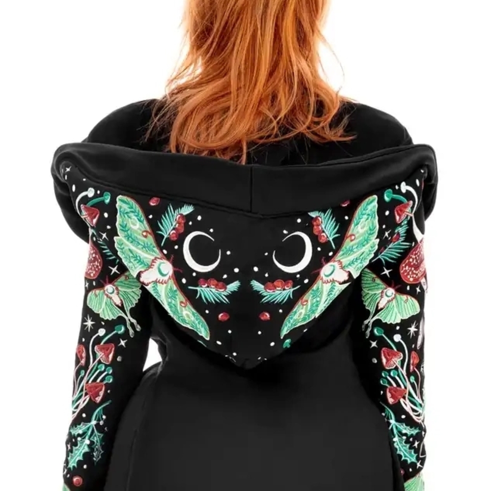 Restyle Witchy Cottagecore Hoodie Autumnal Equinox Gothic Oversized Hoodie XL - Picture 4 of 7